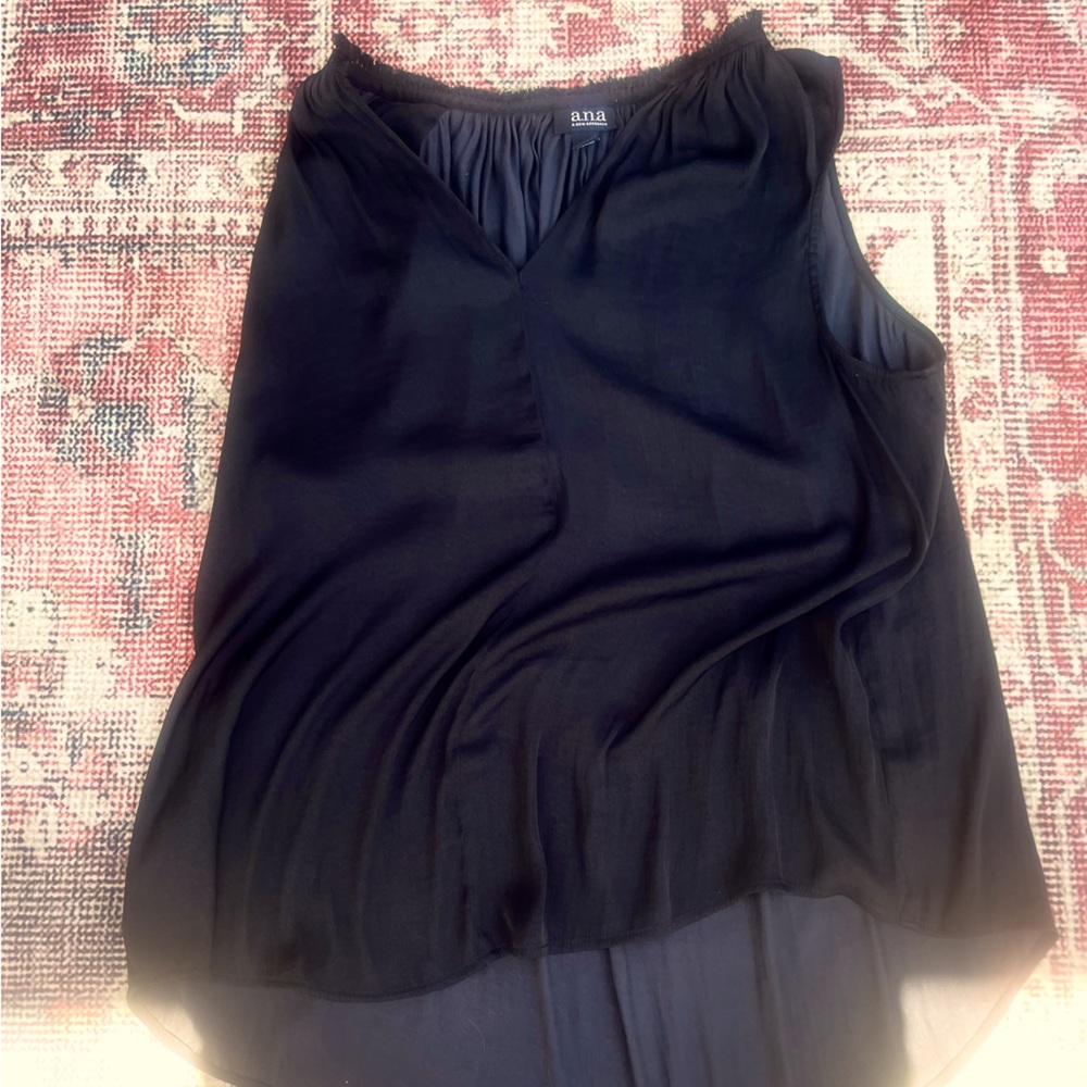 Black tank blouse